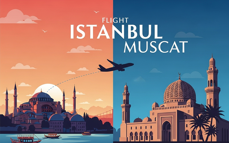 Flight Istanbul Muscat