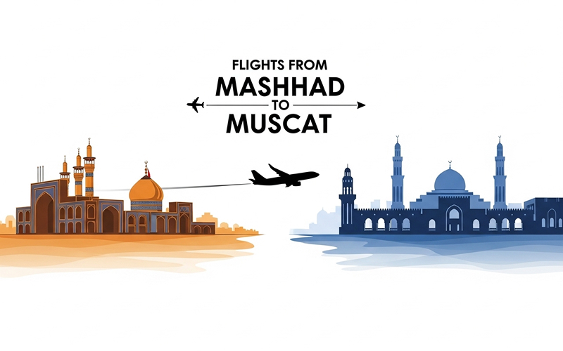 Flights from Mashhad to Muscat